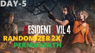 Resident Evil 4 Remake Permadeath Randomizer Day 5 [upl. by Maier]