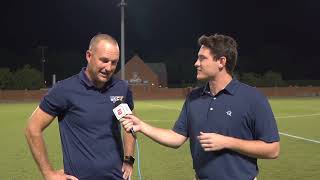 UNCG Mens Soccer Chris Rich Post Game UNCW [upl. by Ettezzil]