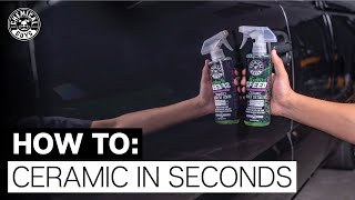 How To Ceramic Coat in Seconds ALL NEW HydroSpeed Ceramic Quick Detailer  Chemical Guys [upl. by Sontag]