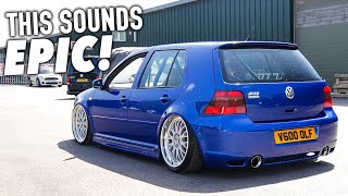 406BHP SUPERCHARGED MK4 R32 The BEST SOUNDING Golf EVER [upl. by Doownel252]