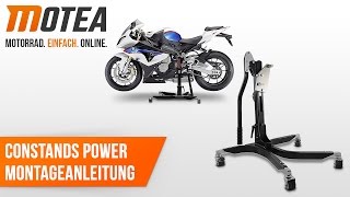 ConStands Power Motorrad Zentralständer Montageanleitung [upl. by Eerak]