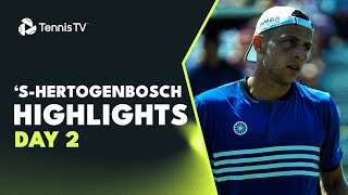 Bublik Takes On Goffin Mannarino amp Griekspoor Also Play  sHertogenbosch 2023 Highlights Day 2 [upl. by Siramad742]