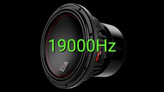 Tone frequency 19000Hz Test your hearing speakersheadphonessubwoofer [upl. by Hege331]