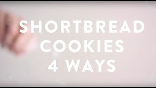 Shortbread Cookies Four Ways with Kitchy Kitchen [upl. by Nylirahs445]