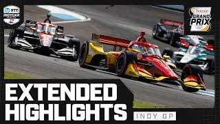 Extended Race Highlights  2024 Sonsio Grand Prix at Indianapolis Motor Speedway  INDYCAR SERIES [upl. by Ttayw595]