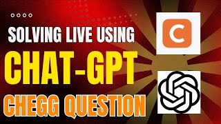 Solving Chegg question live using chat gpt 🔥 [upl. by Yroj233]