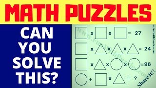 Math Brainteasers with Answers for High School Students [upl. by Lama757]