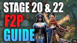 F2P AMR Stage 20 amp 22 Guide Watcher Of Realms [upl. by Helve]