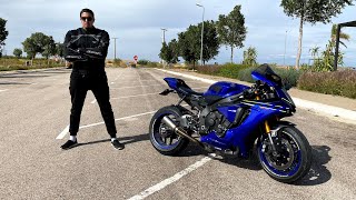 REVIEW N°17  YAMAHA R1 CROSS PLANE 2020صاروخ عابر للقارات 🔥🇲🇦🌐 [upl. by Setarcos]