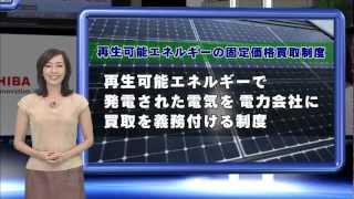 東芝の住宅用太陽光発電システム2013 （事例編） [upl. by Einwahs]