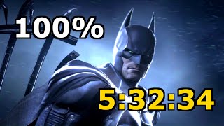 Batman Arkham Origins Speedrun 100 in 53234 obsolete [upl. by Pros]