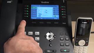 Yealink Handset How to create a conference call [upl. by Toby]