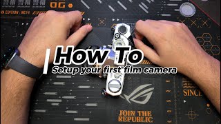 How to use a 35mm film camera Ep 1  how to set up a 35mm camera [upl. by Treharne]