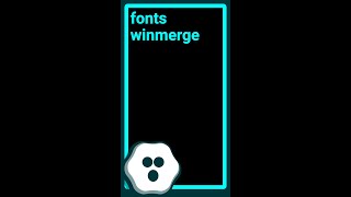 How to change WinMerge font size shorts [upl. by Lowe309]