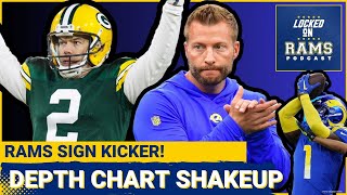 Rams Sign Kicker Derion Kendrick Legal Update Small Depth Chart Shakeup McVay Coach of the Year [upl. by Cohdwell]