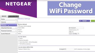 How to Change your Wireless Router Name and Password  NETGEAR [upl. by Oibesue]