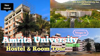 Hostel amp room tour 🧐🏘️🏢AmritaUniversity Coimbatore campus sangathi amrita trending telugu viral [upl. by Mellman]