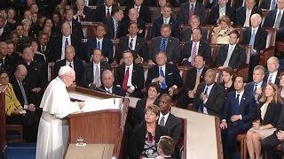 Special Report Pope Francis addresses Congress [upl. by Gypsie]