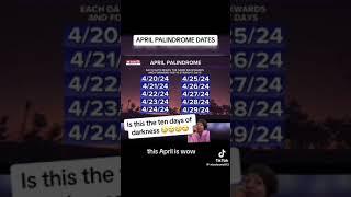 APRIL PALINDROME DATES [upl. by Kremer798]