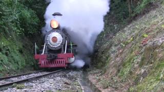 🇧🇷 Trem em ApiúnaSC  232 Steam locomotive  Brasil [upl. by Feodor]