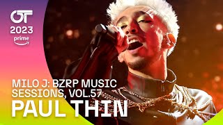 quotMILO J BZRP MUSIC SESSIONS VOL 57”  PAUL THIN  Gala 9  OT 2023 [upl. by Acul]