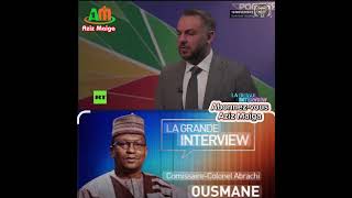 Lintégralité de lInterview commissairecolonel Ousmane Abarchi ministre des Mines Nigérien [upl. by Yelah]