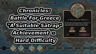 AoE2DE  HARD  quotA Suitable Satrapquot Achievement Chronicles Battle for Greece  Grand Campaign [upl. by Brecher]