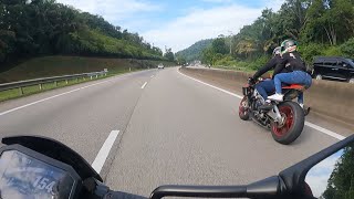 Karak  Z900 vs BMW S1000RR vs Tracer 900GT vs RSV4 [upl. by Wyn836]