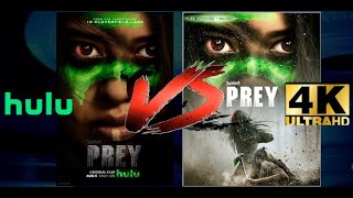 PREY 2022 4K ULTRA HD DISC VS HULU 4K STREAMING [upl. by Accebor]