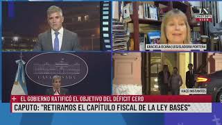 Se retiró el capítulo fiscal de la ley ómnibus la opinión de Graciela Ocaña legisladora porteña [upl. by Coleen]