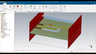 coplanar to microstrip transition in cst [upl. by Eolcin824]