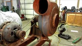 Startup Sound  Sturtevant 6 Monogram Fan  AllisChalmers 15 HP Induction Motor [upl. by Ahselak988]