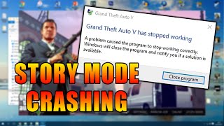 GTA V PC Story Mode Crashing Solution Fix 2016  2021 [upl. by Turnheim]