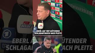 Max Eberl ist nach dem PokalAus der Bayern angefressen 🤬 shorts [upl. by Ewan]