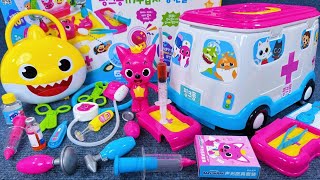 8 Minutes Satisfying with Unboxing Cute Pinkfong Ambulance Playset Doctor Toys ASMR  Review Toys [upl. by Bajaj]