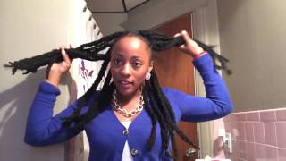 Easy dreadlock styles protective style [upl. by Booma]