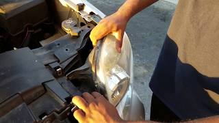 07 Yukon Headlight Change Easiest Way [upl. by Aital353]