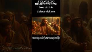 Lectura del Evangelio de HOY Martes 24 de Octubre 2023 El siervo vigilante Lucas 12 35 40 [upl. by Atirihs]