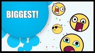 NO TEAMING  Agario  AGARIO BIGGEST CELL amp 2v1 TEAM STOMPING [upl. by Ainigriv]