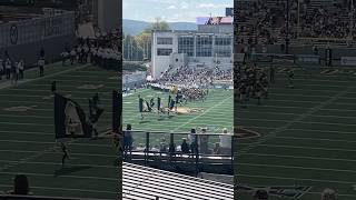 Army Black Knights take the field with helicopter Flyover army [upl. by Labinnah711]