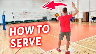 How to Serve a Volleyball Best Tutorial For Begginers [upl. by Octavius]