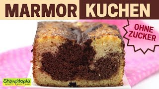 Low Carb Marmorkuchen mit Kokosmehl  super saftig und lecker  Low Carb Kuchen Rezept [upl. by Nylirak]