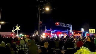 Canadian Pacific Holiday Train arriving in Mechanicville NY on 11242023 cpholidaytrain [upl. by Cia]