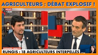 Florian Philippot et révolte agricole sur CNEWS  débat explosif [upl. by Dunseath]