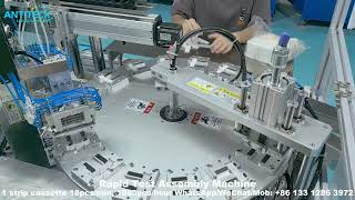 Rapid Test Assembly Machine For 1 Strip Cassette 1080pcsH  Rapid Test Cassette Assembly  ANTITECK [upl. by Jeanine]