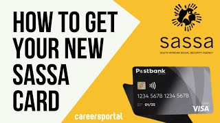 How To Get Your New Sassa Card  Careers Portal [upl. by Nomannic174]