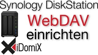 Synology DiskStation DSM 6 Mit Windows über das Internet per WebDAV zugreifen [upl. by Ddal]