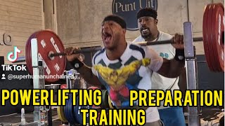 POWERLIFTING PREPARATION TRAINING FOR COMPETITION [upl. by Yednil]