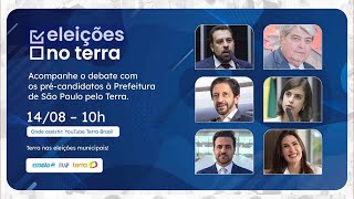 Terra promove debate eleitoral entre candidatos à Prefeitura de SP em parceria com Estadão e FAAP [upl. by Ehsrop386]