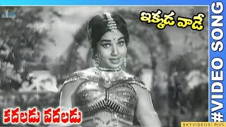 Kadaladu Vadaladu Movie Ikkada Vaade Video Song NTR Jayalalitha skyvideostelugu [upl. by Tammy]